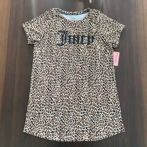 Juicy Couture leopard print sleep shirt
